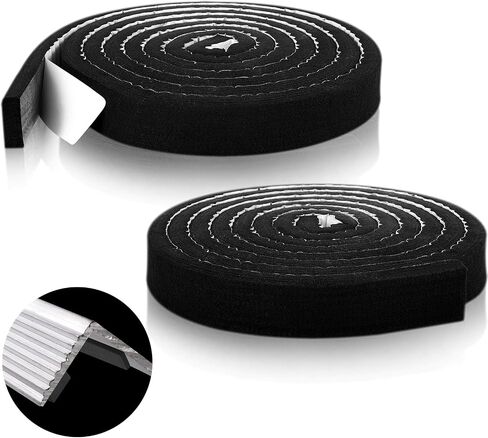 2 Pcs 2"w x 15'l (30'l Total) Metal Roofing Universal Vented Ridge Material Panel Felt Closure Strips Roofing Panels Felt Tape Self Adhesive Insulation Weather Windproof Waterproof Seal in Saudi Arabia