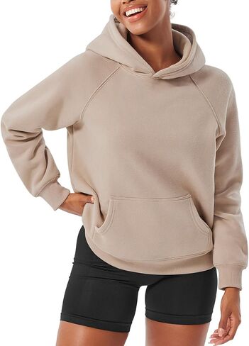 YEOREO Oversized Hoodies for Women Pullover Fleece Sweatshirts with Pocket Saavedra Fall Winter Casual Loose Outfits in Kuwait