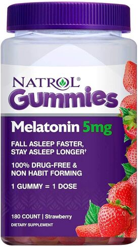 Natrol Melatonin 5 mg 180 Gummies in Kuwait
