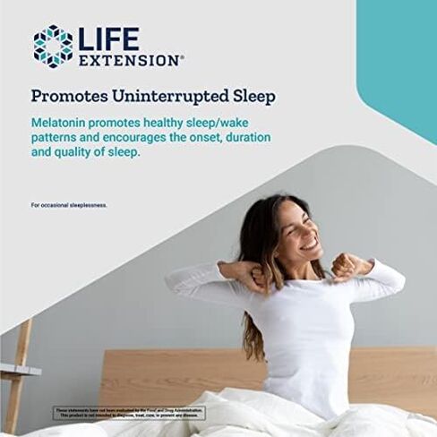 Life Extension Melatonin IR/XR، 1.5 مجم، تركيبة فورية وممتدة لدعم النوم الأمثل، إيقاعات يومية صحية، دفاع خلوي، خالي من الغلوتين، غير معدل وراثيًا، 2 × 60 كبسولة in Saudi Arabia