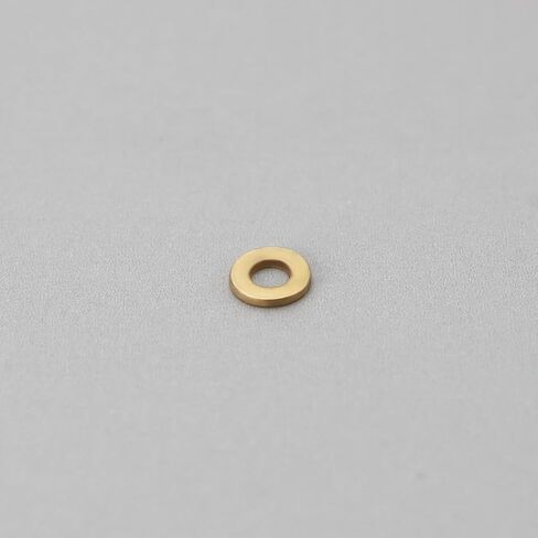 eMagTech 50PCS M1.0 Miniature Brass Washers, Flat Copper Sealing Washers Copper Brass Flat Gaskets Fixing Rings Hardware Fittings in Saudi Arabia