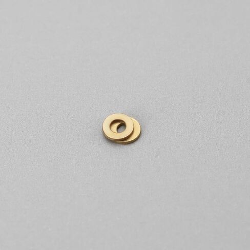 eMagTech 50PCS M1.0 Miniature Brass Washers, Flat Copper Sealing Washers Copper Brass Flat Gaskets Fixing Rings Hardware Fittings in Saudi Arabia