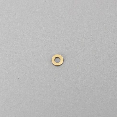 eMagTech 50PCS M1.0 Miniature Brass Washers, Flat Copper Sealing Washers Copper Brass Flat Gaskets Fixing Rings Hardware Fittings in Saudi Arabia