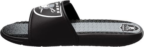 FOCO Pittsburgh Steelers NFL Mens Team Stripe Gel Slide - S in Saudi Arabia