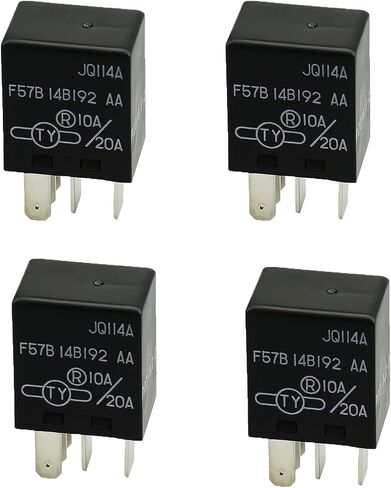 F57B14B192AA (مجموعة من 2) 10A/20A 12VDC 5 دبابيس متعددة الاستخدام للسيارات A/C مرحل القابض لاستبدال RY612 19290 in Saudi Arabia
