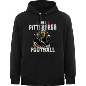 Mens Football City Hoodie Football Long Sleeve Hoodie Apparel, Gifts Sweatshirt for Men Women.