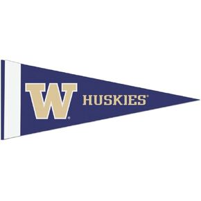 WinCraft Washington Huskies Official NCAA 10 inch x 4 inch Mini Pennant by 600127
