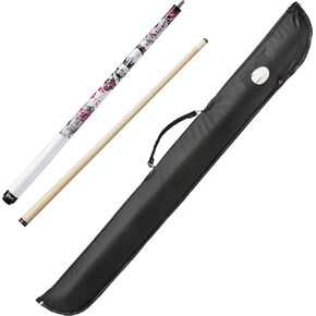 Viper Underground Jr Pink Bones Cue and Casemaster Cono Case