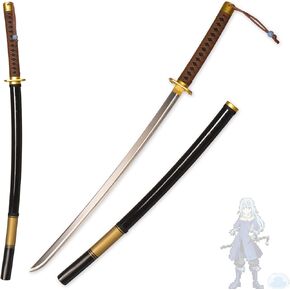 Real Metal Replica Prop Rimuru Tempest Sword Anime Cosplay Props Role-Playing Accessories for Halloween Role-Playing Display and Collection