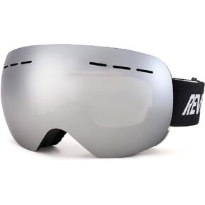 Ski Goggles for Men Women Youth, OTG Snowboard Goggles Snow Goggles with UV Protection, Anti Fog Over Glasses