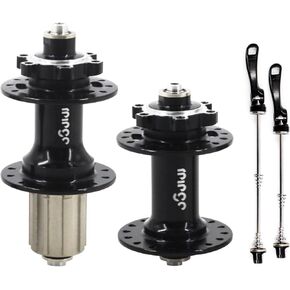 Bike Hubs Disc Brake 24/32/36 Holes, Front Rear HG for 8/9/10/11/12 Speed，Quick Release Cassette Hub 4 Bearings 4 Claws 120 Clicks，Compatible for MTB/Road Bike Hubs