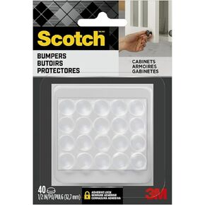 Scotch™ Premium Bumpers, 3/8in Black