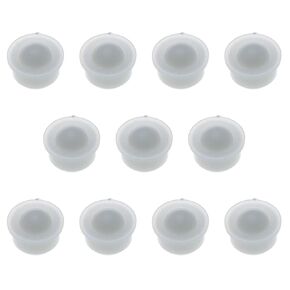 MEETOOT 10PCS White Miniature All Nylon Ball Transfer Ball Transfer Bearing for Wide Table Conveyor Furniture Rearrangement Wheelchair Mobility