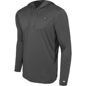PELAGIC Men's Vaportek Hooded Fishing Shirt, Long Sleeve, UPF 50+ Protection, Ventilated and Lightweight