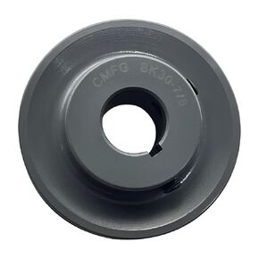 BK30-7/8,BK30X7/8 v Belt Pulley,3.15 inch OD, 7/8 Inch Bore,Cast Iron Material,BK Single Groove v Belt Pulleys for "4L" or "A" Belts and "5L" or "B" Belts