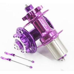 Bike Hubs Disc Brake 24/32/36 Holes, Front Rear HG for 8/9/10/11/12 Speed，Quick Release Cassette Hub 4 Bearings 4 Claws 120 Clicks，Compatible for MTB/Road Bike Hubs