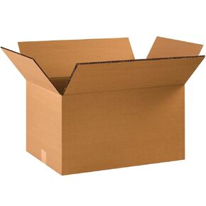 Boxes Fast 28" x 18" x 18" Double Wall Corrugated, Heavy-Duty Cardboard Boxes, BFHD281818DW, for Shipping, Packing, Moving and Storage, Kraft (Pack of 10)