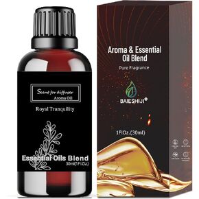 Roy Tranquility Essential Oil Inspired by Ritz-Carlton Hotel for Diffusers, Pure Hotel Diffuser Oil, Lush Sandalwood, Musk and Papyrus, Home Luxury & Hotel Scent Collection- 30ML
