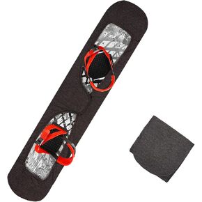 Snowboard Bag,Snowboard Sleeve Soft Protection Cover,Travel Snowboard Adjustable stretchy fabric Binding Pads Protector Cover for Packing in Board Bag