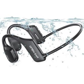 AHEYE Bone Conduction Headphones, IP68 Waterproof Swimming Headphones with 32GB MP3 Player, Open Ear Headphones Bluetooth 5.3 Headset Sports Underwater Earphones for Swimming, Running, Cycling