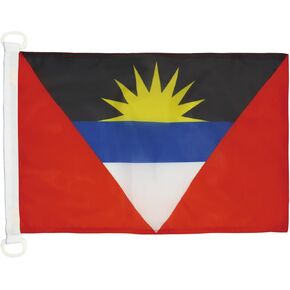 Antigua and Barbuda NAUTICAL Flag 18'' x 12'' - Antiguan Barbudan flags 30 x 45 cm - Banner 12x18 in for boat - AZ FLAG