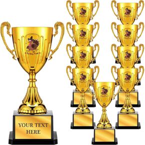 12 قطعة من جوائز تروت تركيا الذهبية لعيد الشكر مع 24 قطعة من ملصقات خريف تروت تركيا للعائلة والأطفال وألعاب عيد الشكر in Kuwait