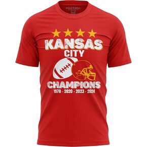Kansas City Champions 2024 Mens T Shirt, Kansas Shirts for Men, Football Game Day Winners Top