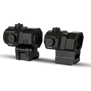 Monstrum Cyborg Red Dot Sight with Shake Awake | 3X Magnifier with Flip to Side Mount | Combo