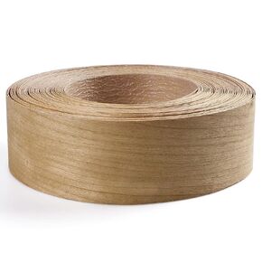MOLIGOU Cherry Wood Veneer Roll, 2"×50’ Plywood Edge Banding Strips, Veneer Edging with Adhesive Back
