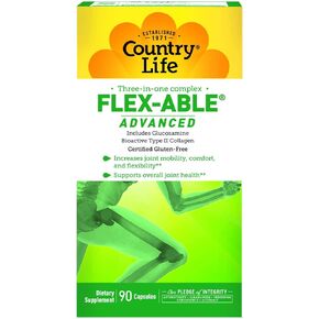 Country Life - FLEX-Able Advanced with Glucosamine - 90 Capsules