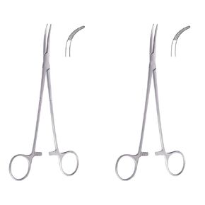 Schnidt Sawtell Tonsil Forceps Fully Curved 19 cm 7.5" 2 Pcs Surgical Clamp