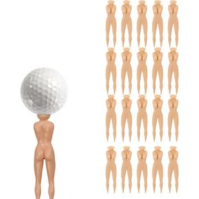 20PCS 3 Inch Plastic Golf Tees Lady Tees Woman Golf Tees Golf Tees for Golf Training, Funny Golf Tees Lady Girl Golf Tees, Pin up Golf Tees, Home Women Golf Tees for Men Women Golf Game Training