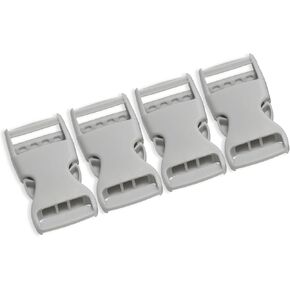4 Pcs Olive Buckles for Straps 1 inch Plastic Belt Buckle 25mm Dual Adjustable No Sewing Quick Side Release Plastic Buckle Clips for Backpack Outdoor Paracord Bracelets Pet Collar Craft Accessory