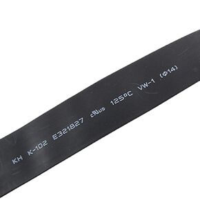 uxcell Black 14mm Heat Shrinkable Tube Shrinking Tubing Sleeve 6M
