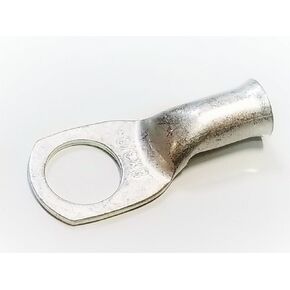 AC/DC Wire TINNED Copper Heavy Duty Lug Ring Terminals Battery, 600v, Marine, Carts, Cars, Trucks (8 awg 3/8", 100 pc)