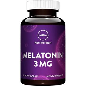 MRM - Melatonin 3mg Purity Assured by HPLC 60 Vcaps