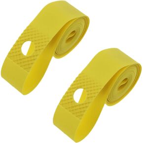 وسادة حماية للأنبوب الداخلي مقاس 26 بوصة وبطانة لإطارات الدراجة من مادة PVC الداخلية لحماية الدراجة من الثقب (أصفر) - قطعتان in Kuwait