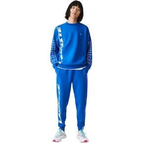 Lacoste mens Slim Fit Oversised Branded Trackpants