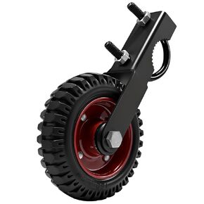 Gate Wheel 6 Inch for Farm Gate Metal Swing Gate Suits 1-3/8" Thru 2" Gate Frames to Prevent Dragging for Chain Link Fence Sliding Gate Casters 330lb Capacity