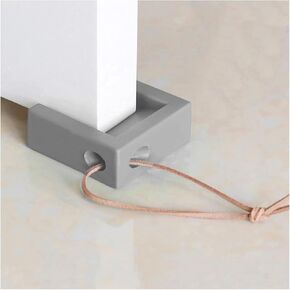 Door Stopper, Shock Absorbent Block Door Stop Wedge, Home Office Door Anti-Collision Non Slip Doorstop for Most Floor Types and Carpet Heavy Duty Door