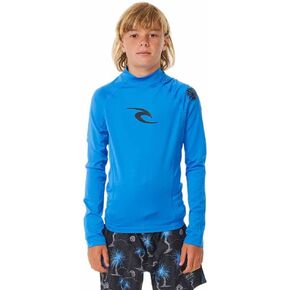 Rip Curl Boys' Brand Wave UPF 50 Long Sleeve Rashguard