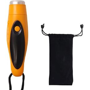 Loudest 125 dB Handheld Electric Whistle for Coaches Referee, Teacher, Battery Operated - 3 Tone High Volume Whistle with Lanyard, Electronic Whistle for Volleyball Soccer Sports Whistle