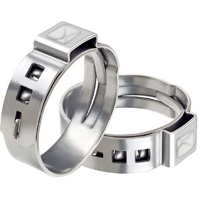 1 Inch PEX Cinch Clamp Rings - 30 PCS Stainless Steel Pex Fittings for PEX Tubing Pipe Fitting Connections