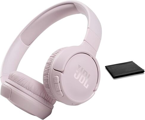 JBL Tune 510BT: Wireless Bluetooth On-Ear Headphones with Purebass Sound - with Cleaning Cloth - Black in Saudi Arabia