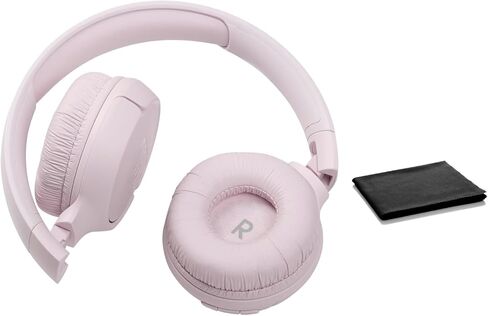 JBL Tune 510BT: Wireless Bluetooth On-Ear Headphones with Purebass Sound - with Cleaning Cloth - Black in Saudi Arabia