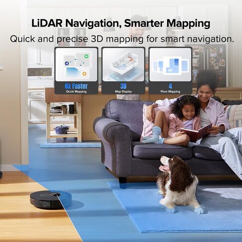 roborock Q5 DuoRoller+ Robot Vacuum with Self-Empty Dock, 5500 Pa Suction, DuoRoller Brush, Hands-Free Cleaning for up to 7 Weeks, PreciSense LiDAR Navigation, Multi-Floor Mapping, App & Voice Control in Saudi Arabia