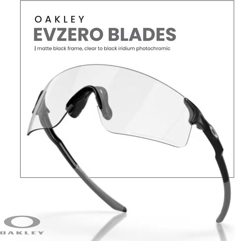 Oakley Evzero Blades OO9454 Rectangle Sunglasses for Men+ BUNDLE Leash +Designer iWear Care Kit in Saudi Arabia