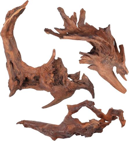 Driftwood for Aquarium, 2Pcs 9-14 ", Fish Tank or Reptile Decor, Natural Freshwater Driftwood Assorted Branches in Saudi Arabia