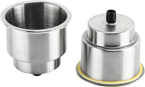 5 قطع من حامل مشروبات الأكواب من الفولاذ المقاوم للصدأ مع تصريف للقوارب البحرية والتخييم RV in Kuwait