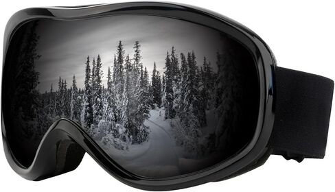 Ski Goggles Frameless Anti-Fog Windproof OTG Design Snowboard Goggles UV400 Block Eyes Protect Lens Adult Youth in Kuwait